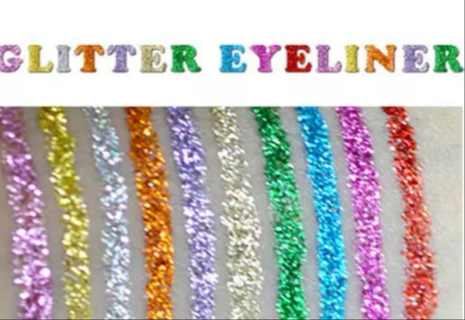 10-PIECE SPARKLING COLORED LIQUID