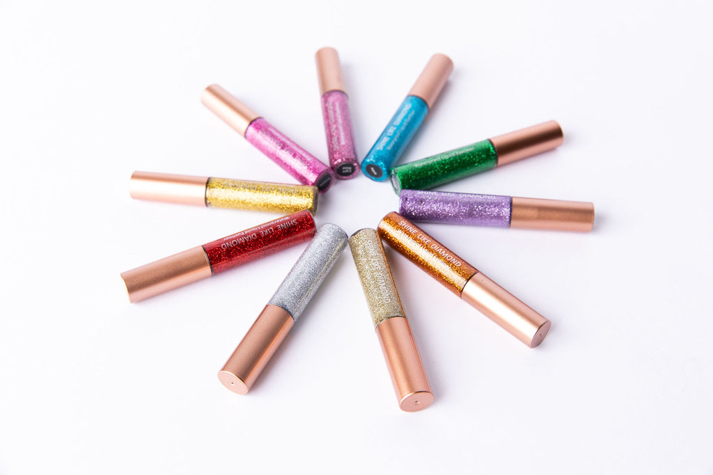 10-PIECE SPARKLING COLORED LIQUID